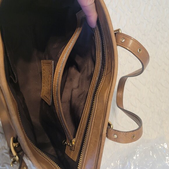 RARE COACH - Vintage Glove-Tanned Cowhide Smooth Leather Legacy Market Tote - Picture 7 of 11